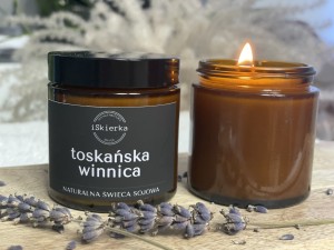 TOSKAŃSKA WINNICA świeca sojowa 120 ml