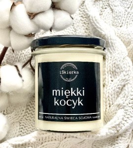 MIĘKKI KOCYK świeca sojowa 300 ml