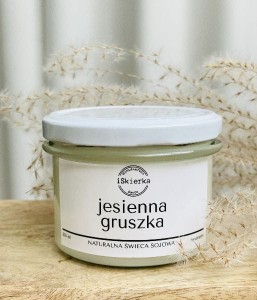 JESIENNA GRUSZKA świeca sojowa 235 ml 