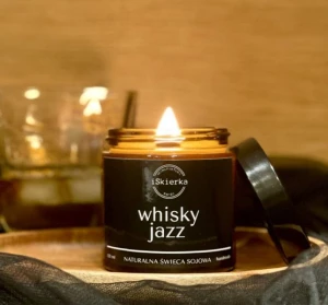 WHISKY & JAZZ świeca sojowa 120 ml 