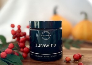 ŻURAWINA świeca sojowa 120 ml 