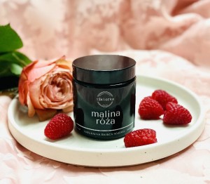 MALINA & RÓŻA świeca sojowa 120 ml 