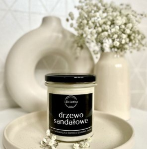 DRZEWO SANDAŁOWE świeca sojowa 300 ml 