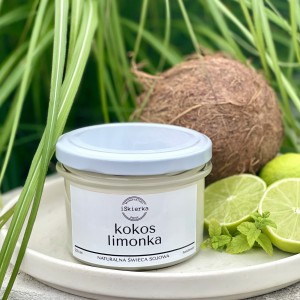 KOKOS & LIMONKA świeca sojowa235 ml