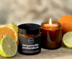 POMARAŃCZA & BERGAMOTKA świeca sojowa 300 ml