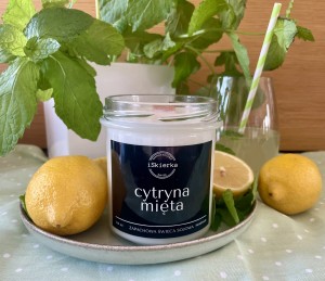 CYTRYNA & MIĘTA zapachową świeca sojowa 300 ml 